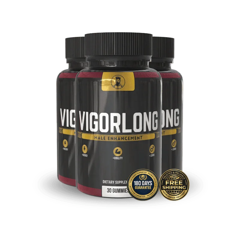 VigorLong Men's Wellness Supplement Bottle (3 Bottle / 90 Day Pack)